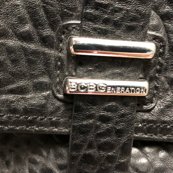 BCBGeneration black “leather” clutch - Picture 2 of 4